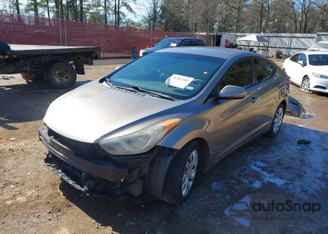 2012 Hyundai Elantra Gls z USA, uszkodzony, nr VIN 5NPDH4AE3CH091803
